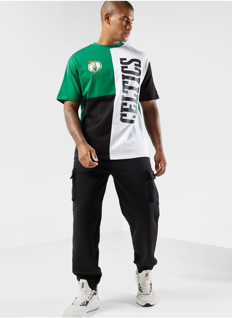 NEW ERA - Boston Celtics Cut And Sew T-Shirt - Image 1