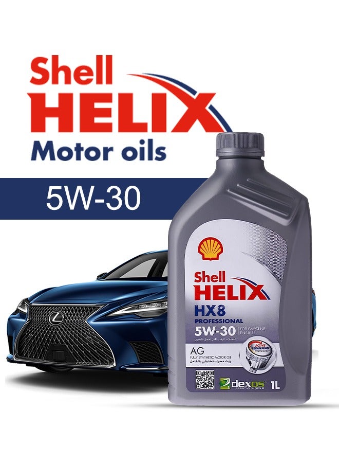 Engine Oil – For Lexus LS V6 2025 - 2017, 6 Liter, 5w30 Shell - With Engine Oil Filter, Mobile Car Oil Change Service
