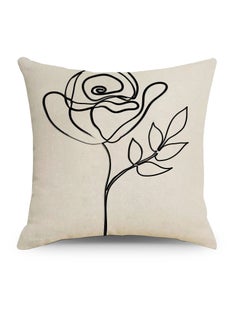 Y&D Nordic abstract pattern linen material pillowcase pillow cover 45*45cm 