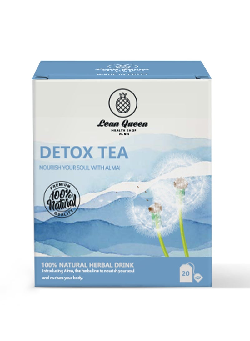 Lean Queen Health Shop Alma Detox Tea 20 herbal tea bags - Image 2