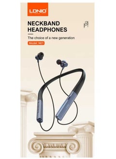 ELTRAZONE N01 Colorful Hands-Free Waterproof Wired Stereo Headset – In-Ear Earphones with Microphone, High-Quality Sound, Comfortable Fit, Ideal for Music, Calls & Sports (Black)  - Image 1