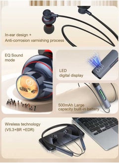 ELTRAZONE N01 Colorful Hands-Free Waterproof Wired Stereo Headset – In-Ear Earphones with Microphone, High-Quality Sound, Comfortable Fit, Ideal for Music, Calls & Sports (Black)  - Image 2