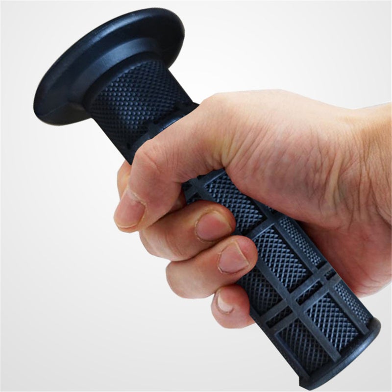 ATV Hand Grips: 2 Pcs Black Soft TPR Friction Material - Shock Resistant Comfort 7/8 Inch (22mm) ATV Handlebar Grips for Most Thumb Throttle ATVs, 400ex & Similar Models - Image 3