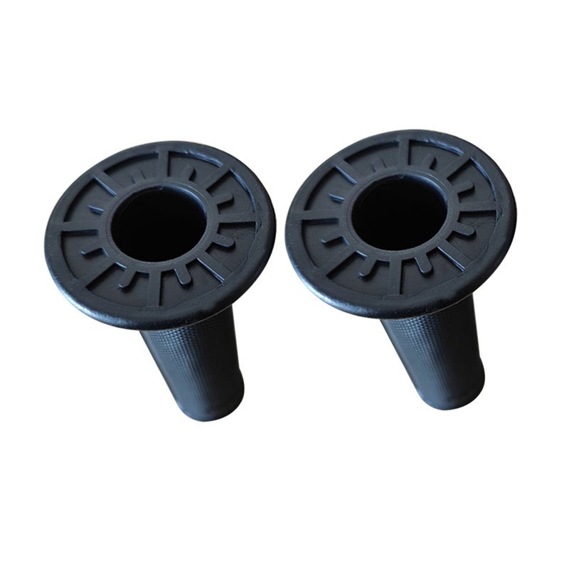 ATV Hand Grips: 2 Pcs Black Soft TPR Friction Material - Shock Resistant Comfort 7/8 Inch (22mm) ATV Handlebar Grips for Most Thumb Throttle ATVs, 400ex & Similar Models - Image 5