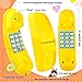 Haconba Swingset Phone Toys Playground Treehouse Phone Pretend Telephone Toy with Numeric Key for Kids Outdoor Playground Treehouse Jungle Gym Accessories Yellow - Image 4