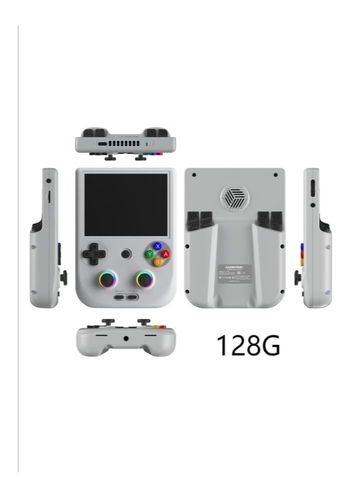 ANBERNIC  ANBERNIC RG406V Handheld Game Console Unisoc T820 Android 13 4Inch IPS Multi Touch Screen 5500mAh 5G WIFI Bluetooth Retro Video Players(128G Grey)  - Image 1