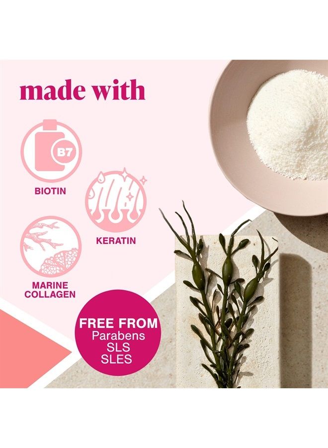 Viviscal Thickening Shampoo, Formulated With Biotin And Keratin, Fortified With Marine Collagen And Seaweed Extract, Strengthens And Reduces Breakage, Healthier Looking Hair 250ml (8.45 fl. oz.) - Image 5