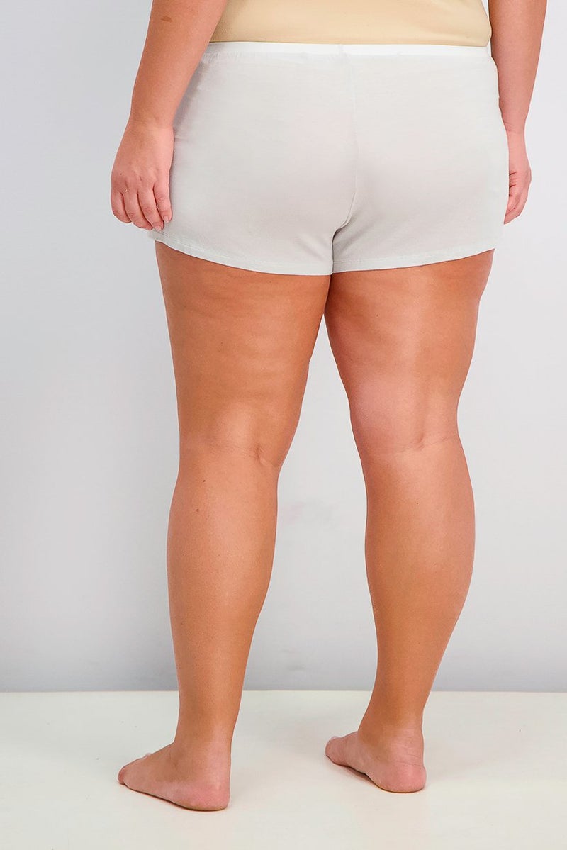 TRIUMPH Women Soft Touch Sleepwear Shorts, Light Grey - Image 3