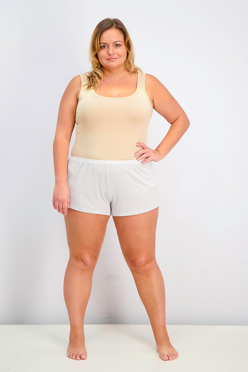TRIUMPH Women Soft Touch Sleepwear Shorts, Light Grey - Image 4
