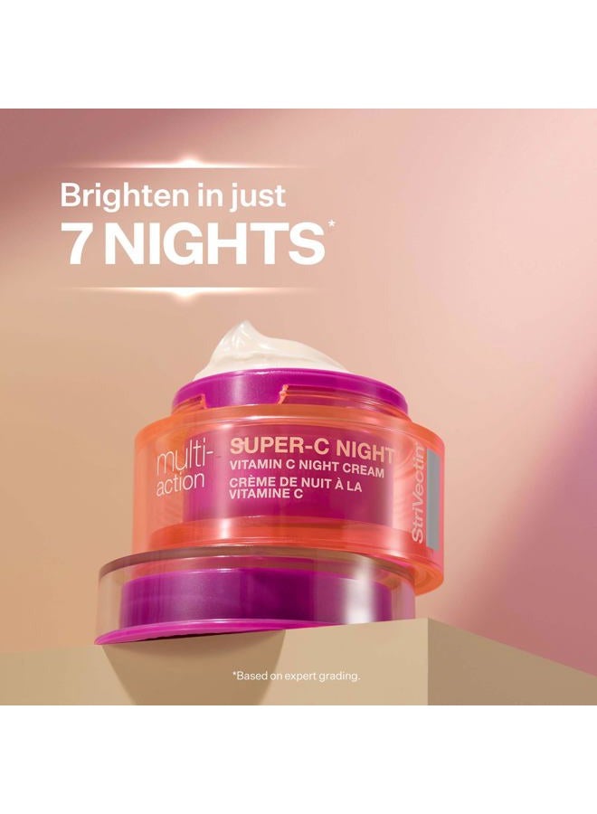 Strivectin Super-C Night Vitamin C Night Cream, Brightening & Firming, Boost Skin Dullness with Hyaluronic Acid, 1.7 Oz - Image 2