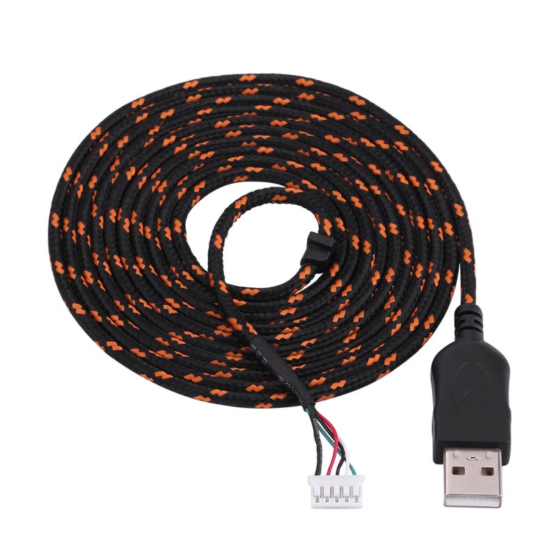 كابل بديل لماوس ستيل سيريز كانا - كابل USB مضفر بطول 2 متر مع موصل 5 دبابيس لفئران الألعاب - Image 1