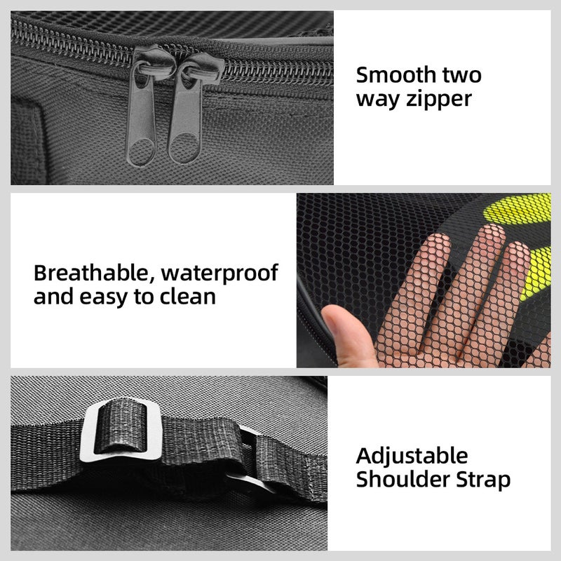 Portable Diving Fins Bag PVC Fins Protective Bag with Shoulder Strap for Scuba Diving - Image 5