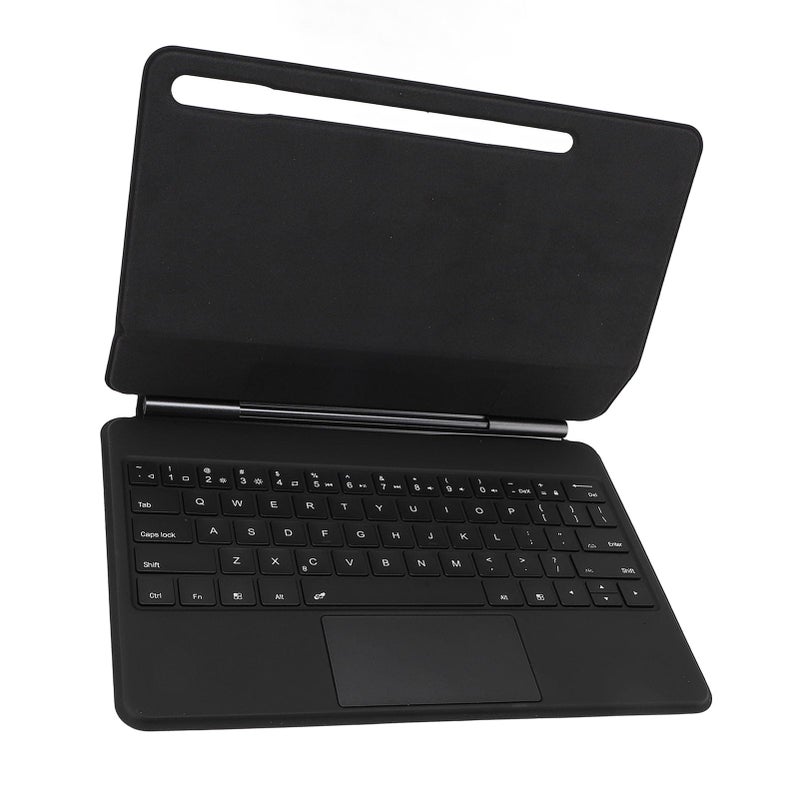 غطاء لوحة مفاتيح مغناطيسي لجهاز Galaxy Tab S7 Plus وS8 Plus وS9 Plus مع حامل لوحة اللمس وحامل القلم، بطارية تدوم 200 ساعة - Image 5