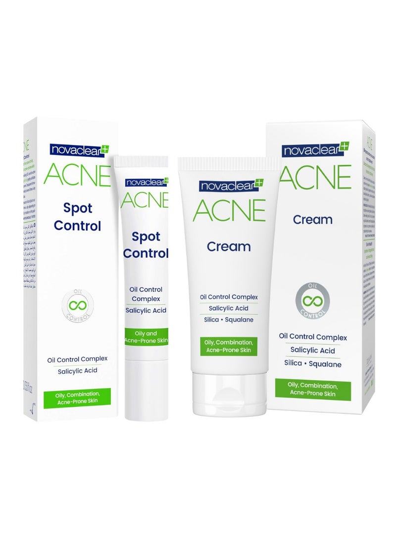 نوفاكلير كريم نوفاكلير لعلاج حب الشباب + علاج لحب الشباب