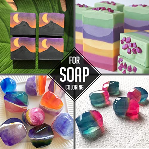 Vividye Soap Dye - 24 Color Food Grade Skin Safe Coloring for Bath Bomb and DIY Making Supplies - Liquid Concentrated Colorant Kit for Handmade Soaps and Crafts - Image 3