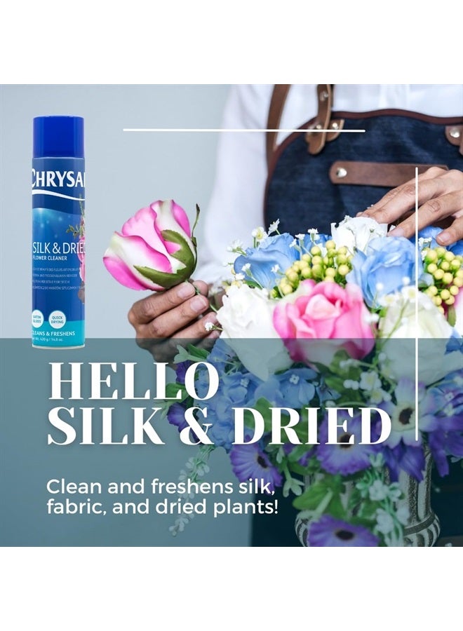 CHRYSAL Silk & Dried Flowers Cleaner Spray (16.9 oz) - Floral Supplies For Artificial Plants - Flower Arrangements Supplies - Ideal Florist Supplies – Artificial Plant accessories - Silk Plants Cleane - Image 5