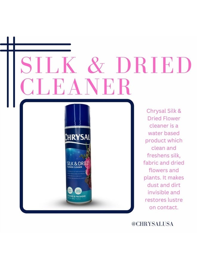 CHRYSAL Silk & Dried Flowers Cleaner Spray (16.9 oz) - Floral Supplies For Artificial Plants - Flower Arrangements Supplies - Ideal Florist Supplies – Artificial Plant accessories - Silk Plants Cleane - Image 4