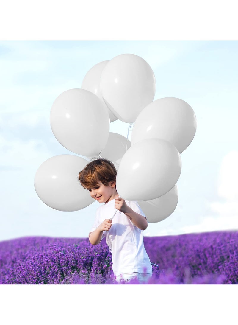 White Balloons Different Sizes 105pcs 5/10/12/18 Inch for Garland Arch, Party Latex Balloons for Happy New Year Decorations Birthday Party Wedding Anniversary Baby Shower Party Decoration - Image 3