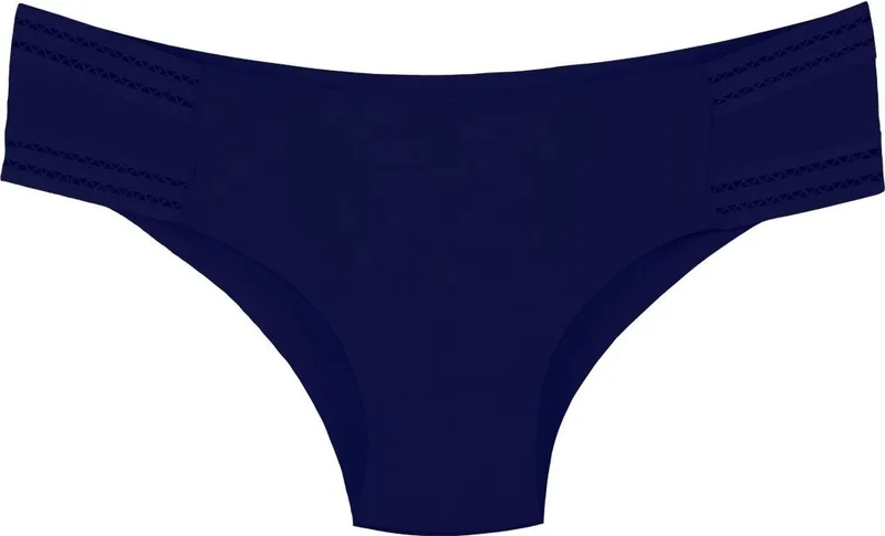 Sensu Women's Laser Cut Seamless Slip Panties 3 Piece Package Set - Kts3103