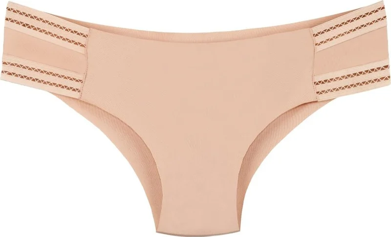Sensu Women's Laser Cut Seamless Slip Panties 3 Piece Package Set - Kts3103