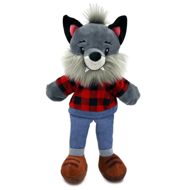 Playtime by Eimmie Sharewood Forest Friends Walter The Wolf Hand Puppet - Stuffed Animal Puppet for Toddlers - Hand Puppets for Kids, Toddler Puppets for Puppet Theatre & Creative Play - Small - Image 1