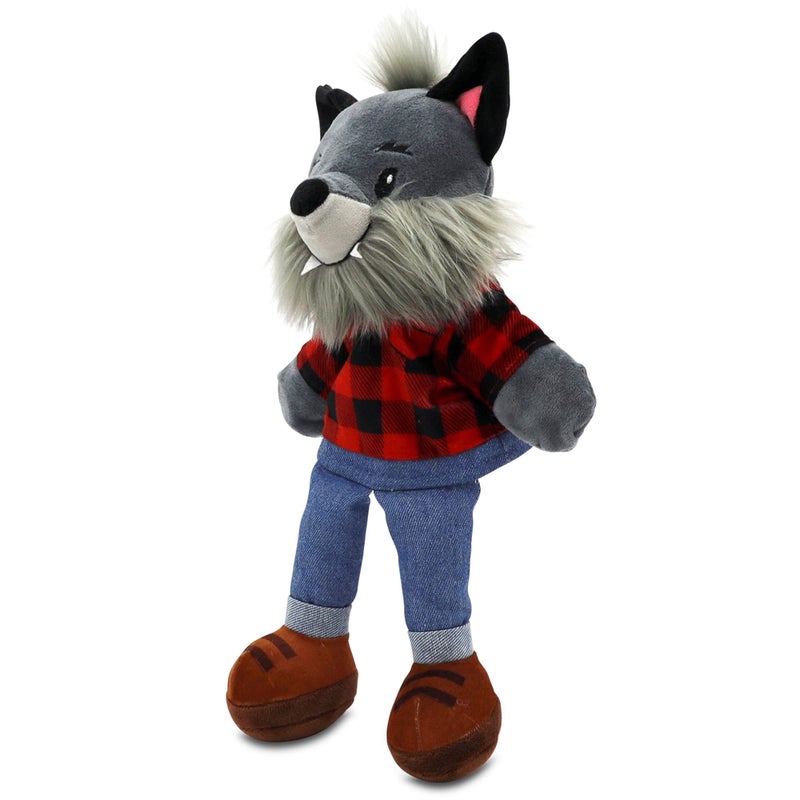 Playtime by Eimmie Sharewood Forest Friends Walter The Wolf Hand Puppet - Stuffed Animal Puppet for Toddlers - Hand Puppets for Kids, Toddler Puppets for Puppet Theatre & Creative Play - Small - Image 5