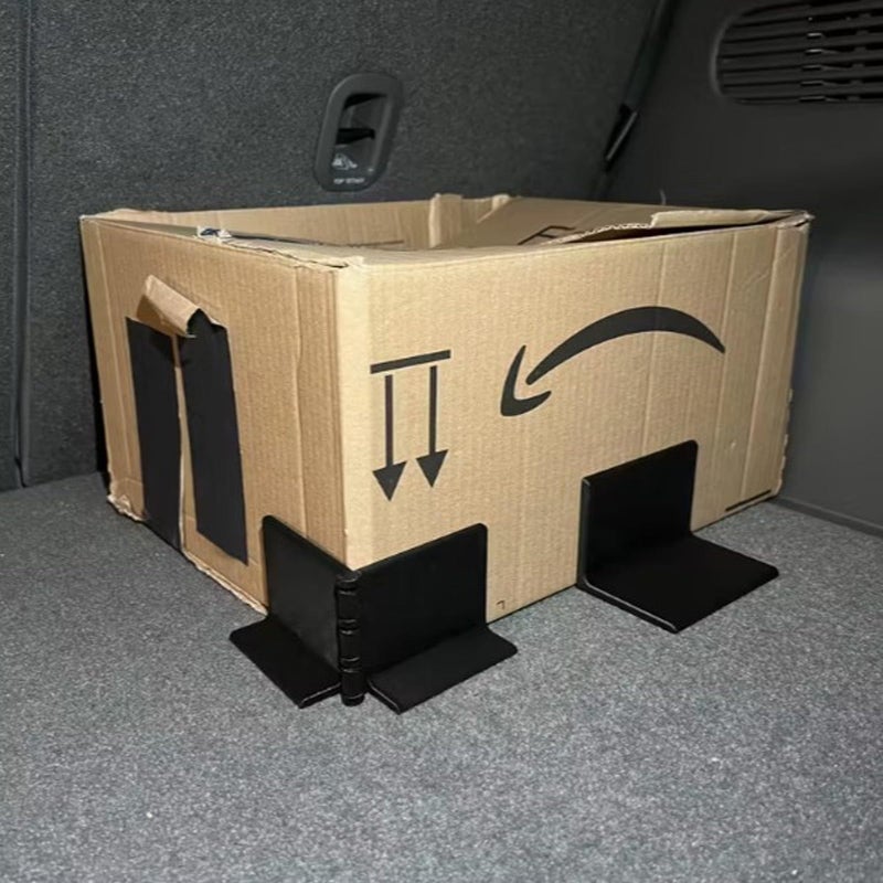 Adjustable Car Trunk Organizer Modular Storage System Black No Drill Required 1Pc - Image 3