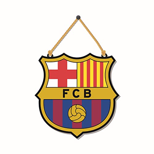 Bhai Please Barcelona FCB Wooden Wall Decor | Hanging | Wall Art | Wooden Hanger for Living Room | Bedroom | Kitchen| Office - For Home Decor, Gift - Image 2
