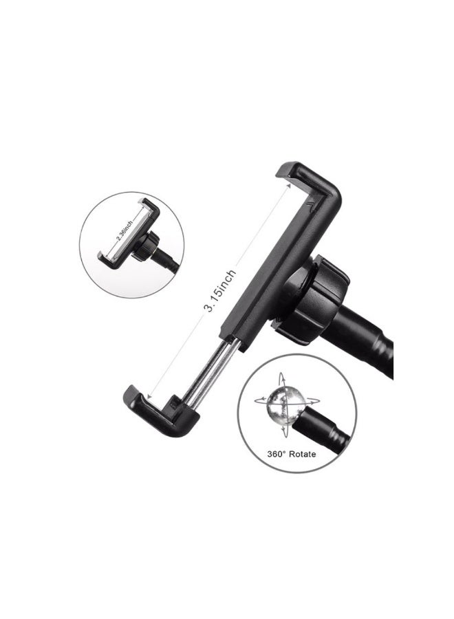 ACLIX Flexible Mobile Phone Holder With LED Light Black - Image 3