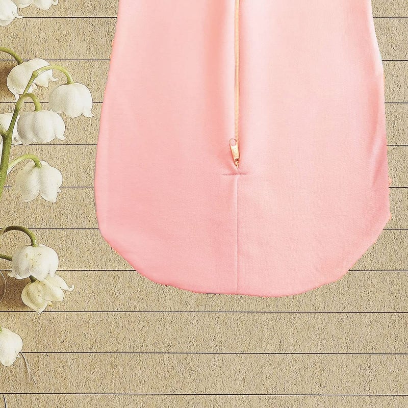 MammaChamp PODSwaddleSleeping BagSack for NewbornBaby 06 Months PinkWhite - Image 3