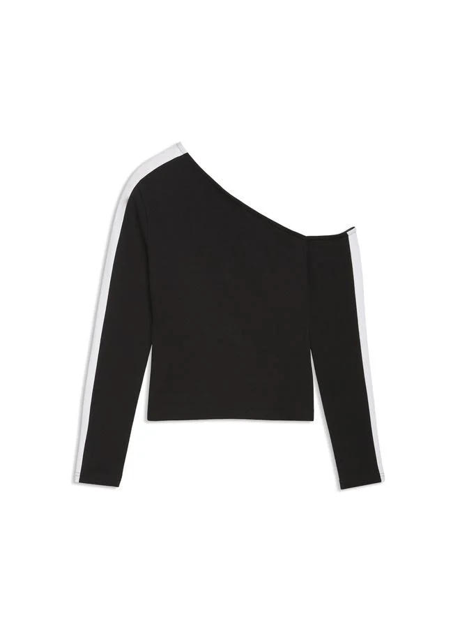 Puma PUMA Black T7 Asymmetric Top Women for Women | Best Price UAE