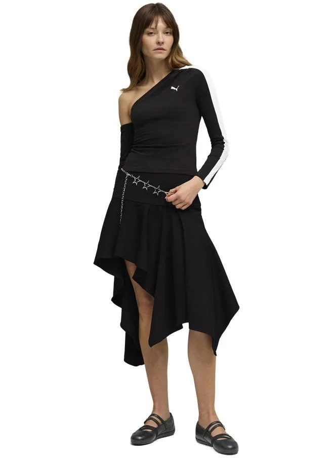 Puma PUMA Black T7 Asymmetric Top Women for Women | Best Price UAE