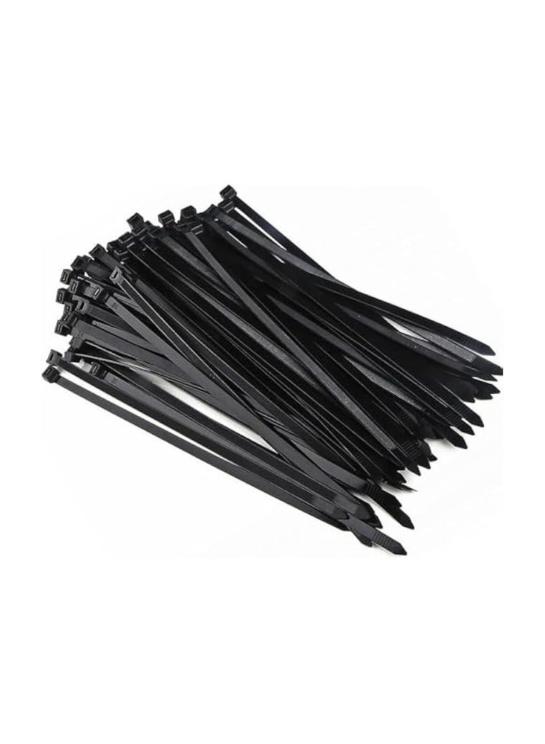 erorex Cable Tie (250mm, 100 Pieces, Black) - Image 1