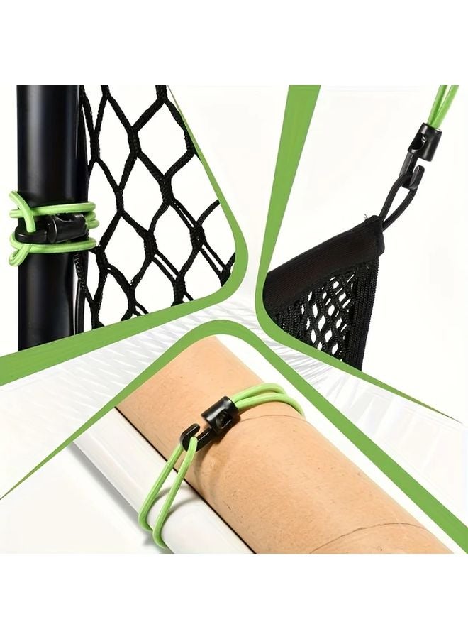 10pcs Green Elastic Bungee Cords With Hooks Heavy Duty Adjustable Straps For Camping Travel - Image 4