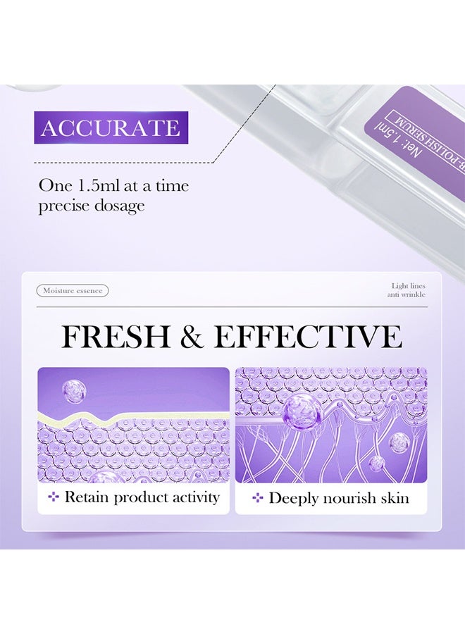 BIOAQUA Anti - Wrinkle Tighten Retinol Sub - Polish Serum – Deep Hydration, Firming, & Wrinkle Reduction, Ideal for Microneedling, Suitable for Men & Women 30 x 1.5ml Bottles - Image 5