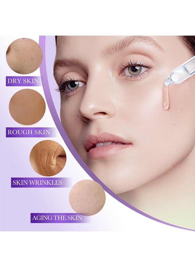 BIOAQUA Anti - Wrinkle Tighten Retinol Sub - Polish Serum – Deep Hydration, Firming, & Wrinkle Reduction, Ideal for Microneedling, Suitable for Men & Women 30 x 1.5ml Bottles - Image 3