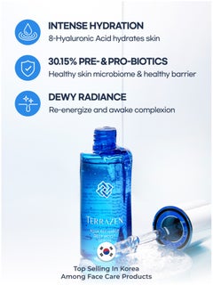 Terrazen Korean Aqua Recharge Deep Moist Serum - Biotics Intensive Serum, +8 Hyaluronic Acid for Radiance and Smooth texture  - Image 4
