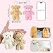 Sealive 12 Pcs Mini Plush Bears 47 Small Stuffed Animals for DIY Valentines Day Bouquets Baby Shower Favors Gender Reveal Tiny Bear Ornaments for Backpack Keychains Christmas Stockings - Image 2