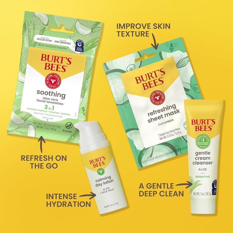 Burt's Bees Gentle Skin Care To-Go Set - Image 4