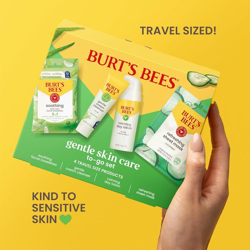 Burt's Bees Gentle Skin Care To-Go Set - Image 3