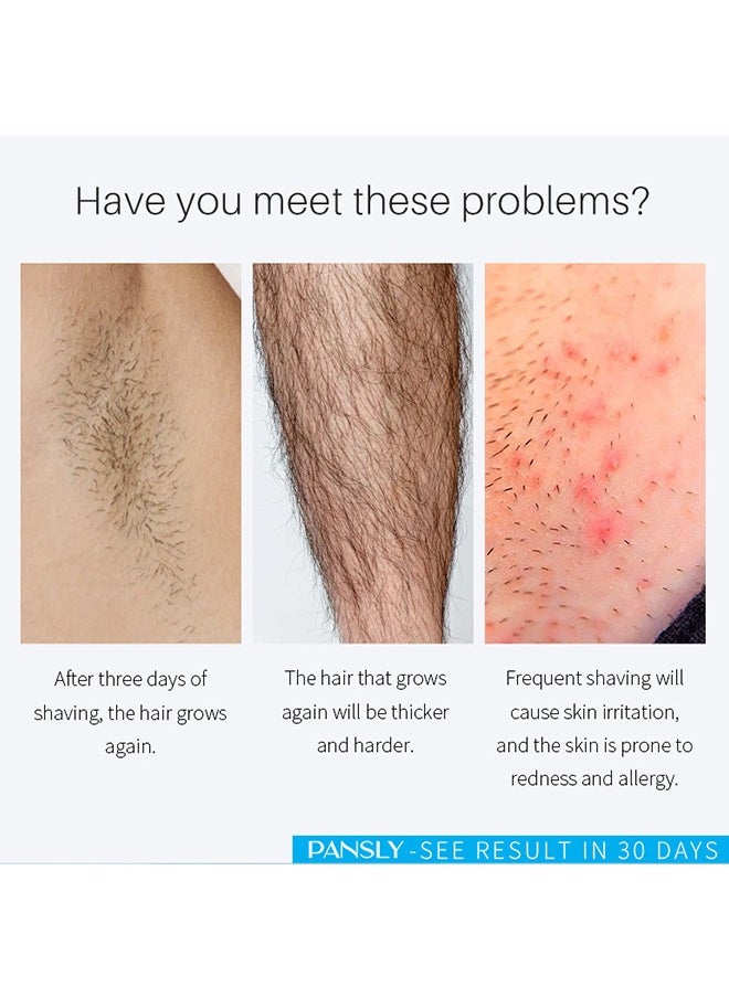 PANSLY Hair Growth Inhibitor, Hair Removal Spray Reducing And Inhibiting Hair Growth, Legs, Underarms,Lips 100% Natural Non-Irritating 20g  - Image 5