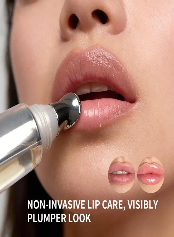Natural Lip Balm & Hyaluronic Acid Plumping Lip Oil, Brightening & Nourishing Treatment for Dark Smokers Lips, Hydrating Lip Care to Illuminate Your Smile - Image 2