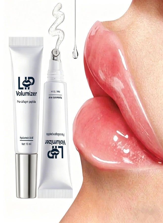 Natural Lip Balm & Hyaluronic Acid Plumping Lip Oil, Brightening & Nourishing Treatment for Dark Smokers Lips, Hydrating Lip Care to Illuminate Your Smile - Image 1