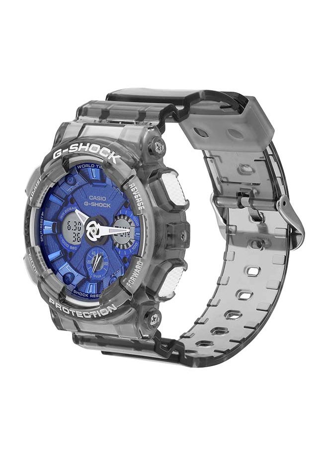 G-SHOCK ساعة يد نسائية بعقارب+رقمية من الراتنج GMA-S120TB-8ADR - 38 ملم  - Image 4