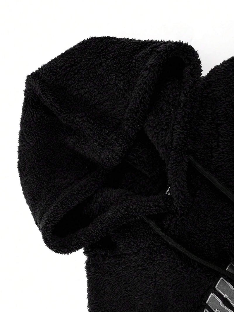 Lymio Hoodies || Sweatshirt for Unisex || Unisex Hoodie (H-58-Black-2XL) - Image 3
