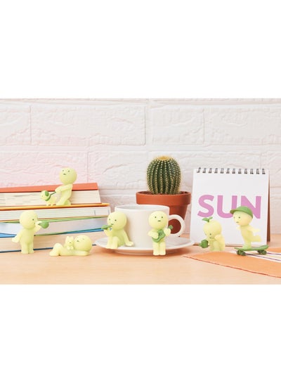 Smiski Sunday Series Glow In The Dark Mini Figure Luminous Weekend Relax Theme Desktop Miniature Individual Random Unboxing Toy Pack