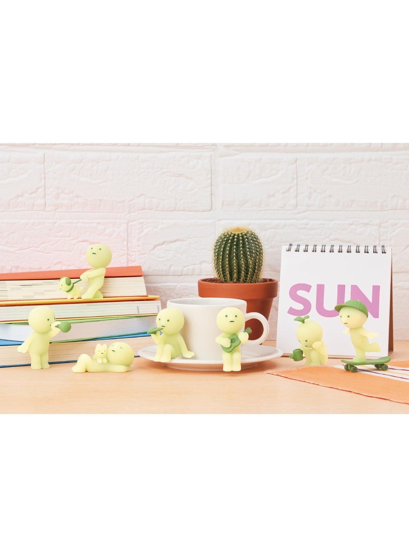 Smiski Sunday Series Glow In The Dark Mini Figure Luminous Weekend Relax Theme Desktop Miniature Individual Random Unboxing Toy Pack - Image 1