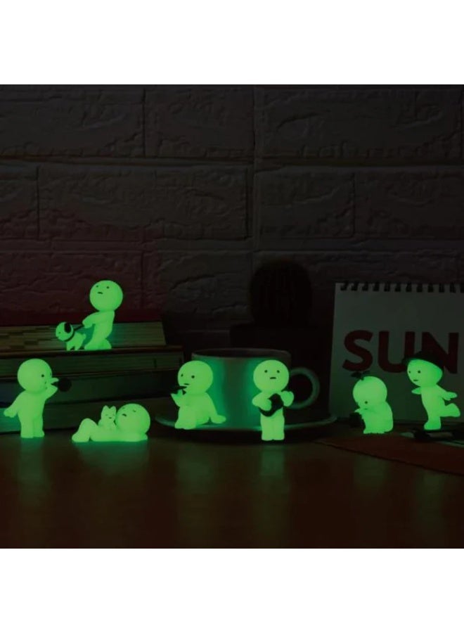 Smiski Sunday Series Glow In The Dark Mini Figure Luminous Weekend Relax Theme Desktop Miniature Individual Random Unboxing Toy Pack - Image 3