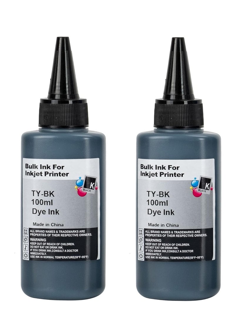 Cartridge Refill Ink For All Printer Set (Black.100ml) 
