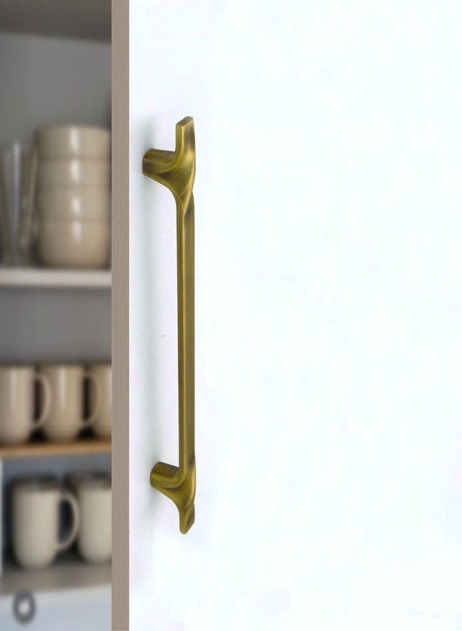RAB Handle Zinc Kitchen and Office Drawer/Cabinet/Door/Wardrobe, Furniture Handle, Drawer Handles (Code:- Twist, Finish:- Antiq Brass, Size:- 160mm, Pack of 1 PCS) - Image 1